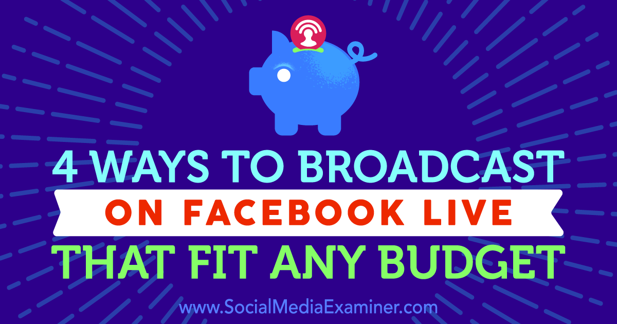 How to stream discount live tv on facebook