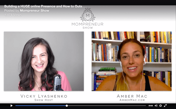 mompreneur facebook live show