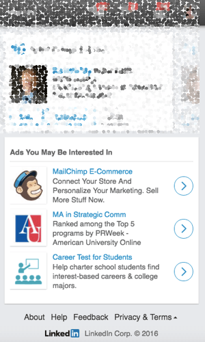 linkedin text ad