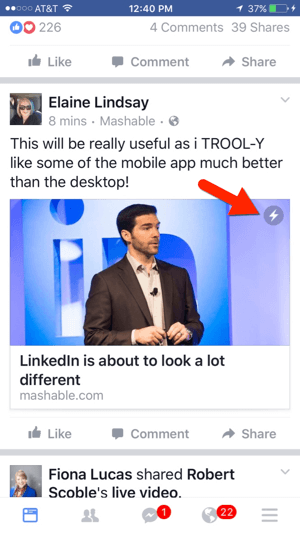 facebook instant article example