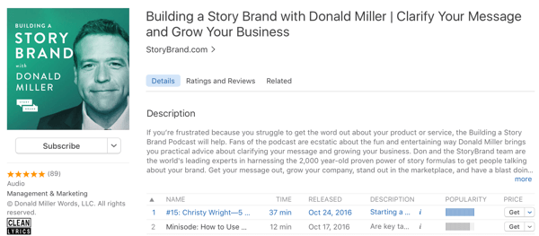 building a story with donald miller