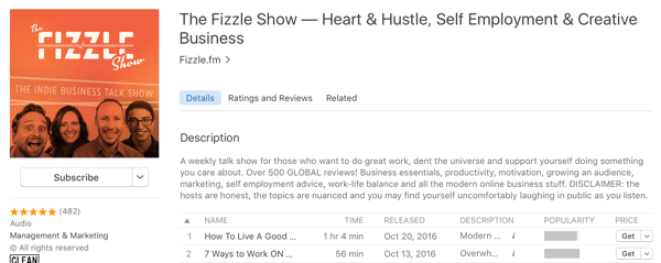 the fizzle show