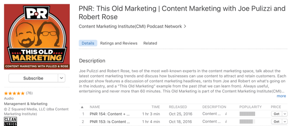 pnr this old marketing podcast