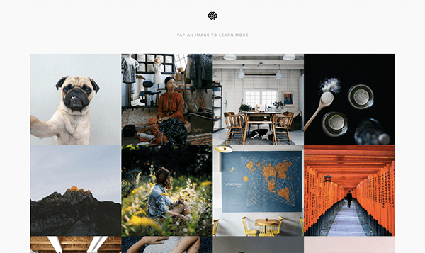 squarespace landing page