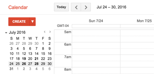 create google calendar event