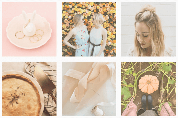 Nguồn cấp dữ liệu Instagram của Lauren Conrad được thống nhất bằng cách sử dụng cùng một bộ lọc trên tất cả các hình ảnh.