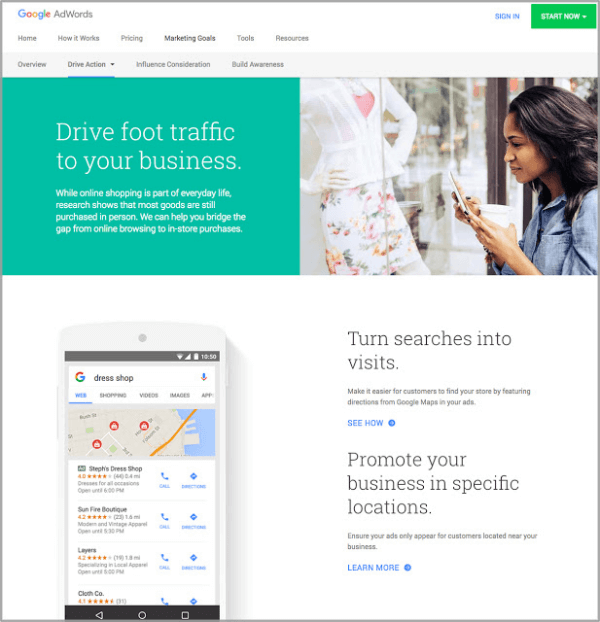 Google rolled out a new AdWords website that puts your marketing goals front and center and shows you which ads work best to accomplish those goals.