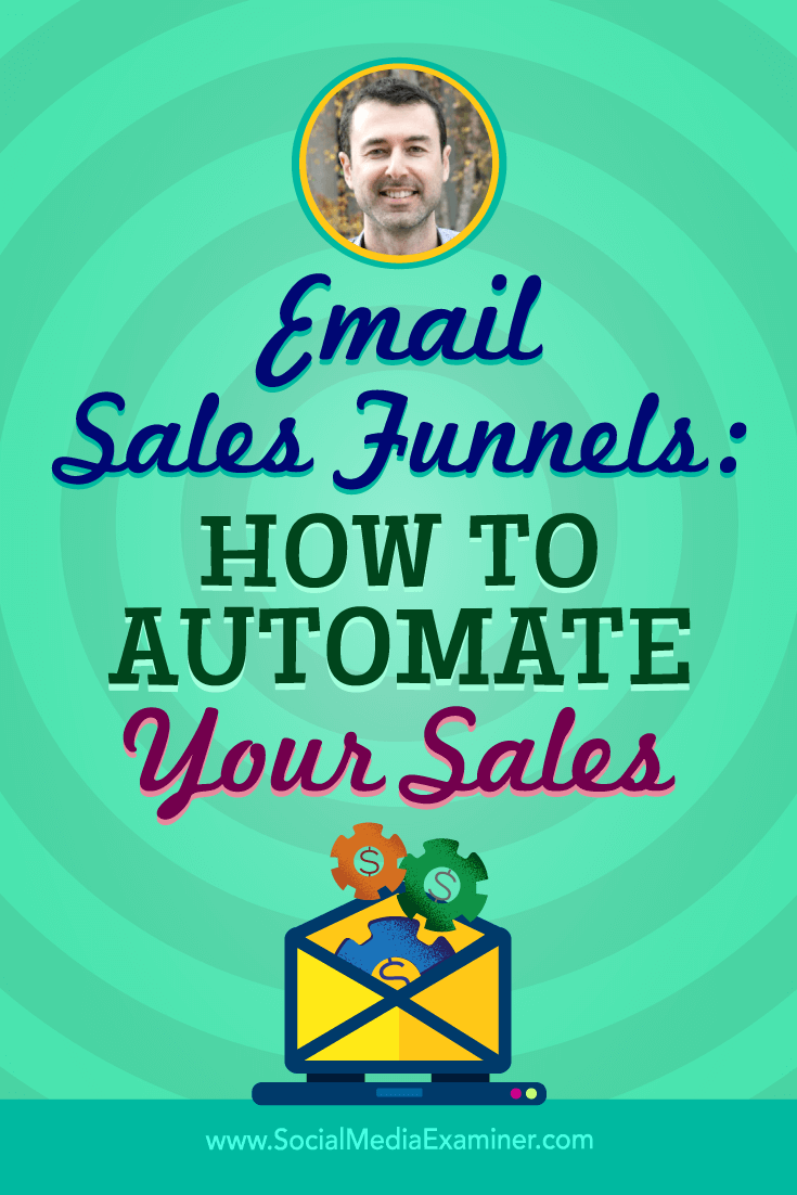 Email Sales Funnels: How to Automate Your Sales featuring insights from Yaro Starak on the Social Media Marketing Podcast.