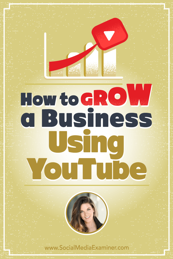 How to Grow a Business Using YouTube featuring insights from Sunny Lenarduzzi on the Social Media Marketing Podcast.