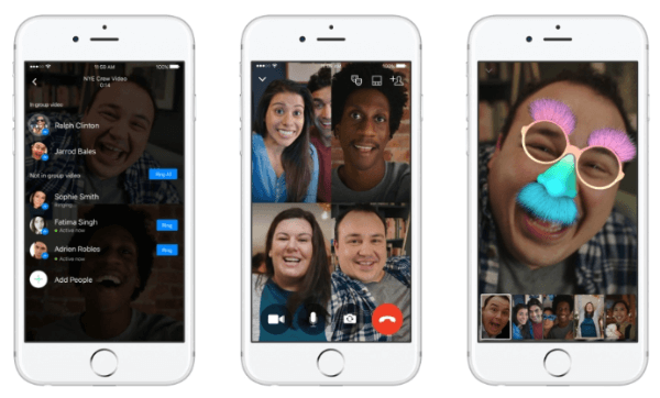 Facebook Messenger rolls out group video chat feature on Android, iOS and the Web.