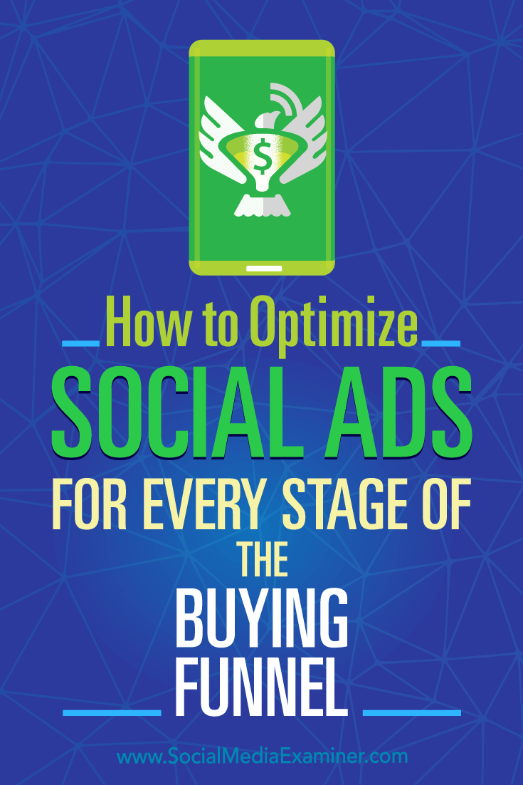 How to Optimize Social Ads for Every Stage of the Buying Funnel by Marcela de Vivo on Social Media Examiner.