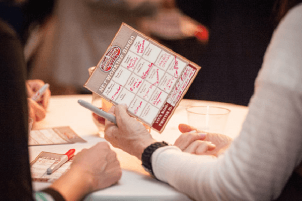 Networking Bingo at the opening night party is one way we facilitate networking.