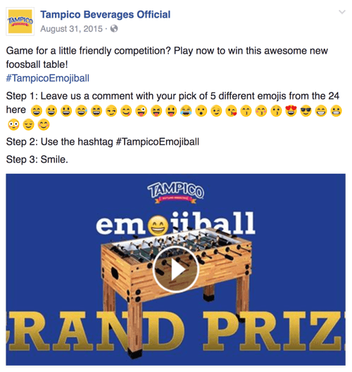 Tampico's emoji-based ad campaign ran for most of 2015.