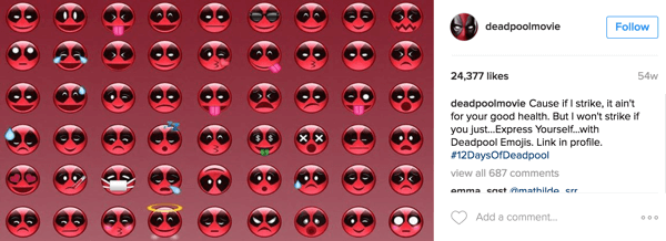 These little Deadpool emojis are deadly and adorable.