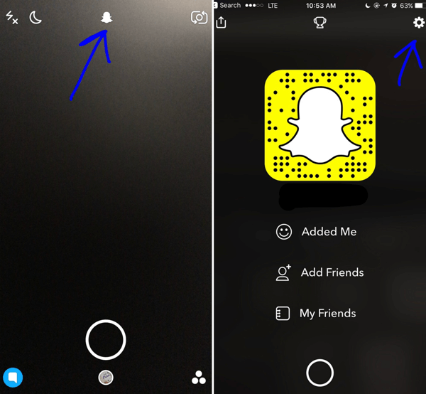 To offer customer service on Snapchat, use your settings to allow everyone to contact you and view your story.