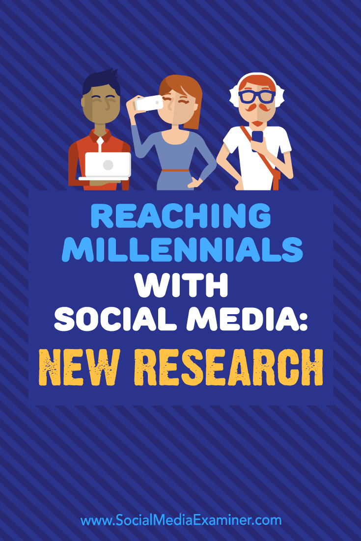 Reaching Millennials With Social Media: New Research by Michelle Krasniak on Social Media Examiner.