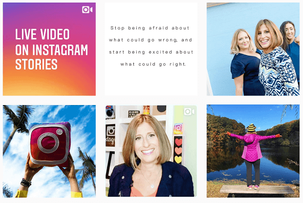 Keep your content consistent and frive people to your feed through your Instagram Stories.