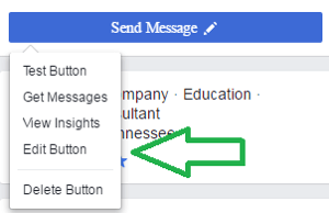 Edit the call-to-action button on your Facebook page.