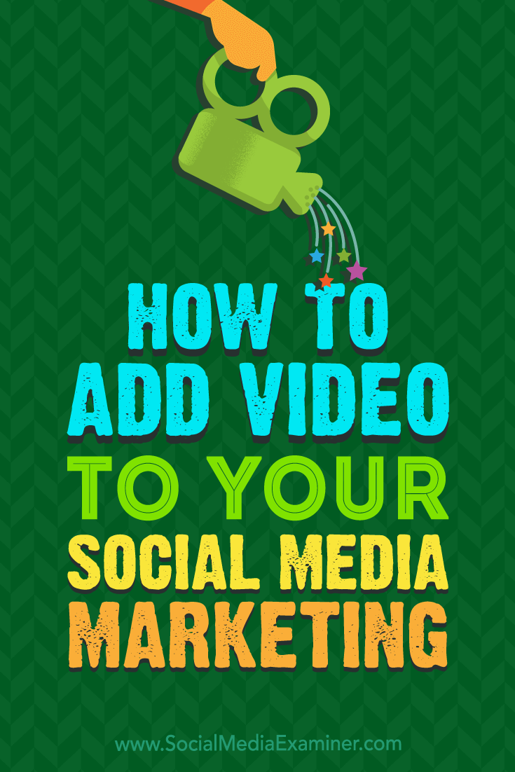 How to Add Video to Your Social Media Marketing by Alex York on Social Media Examiner.