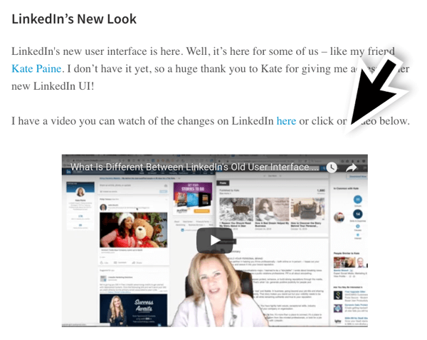 Make sure you include at least 400 words of text when you do video posts on LinkedIn Publisher.