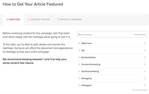 MissingLettr automatically creates a Twitter campaign for every new blog post you publish.