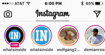 Wenn Sie auf Instagram leben, werden Ihre Follower sehen 