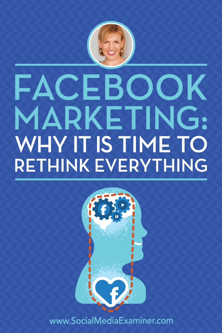 Facebook Marketing: Why It Is Time to Rethink Everything featuring insights from Guest on the Social Media Marketing Podcast.