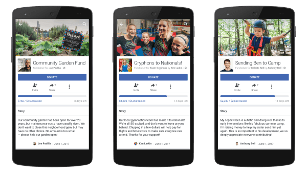 Facebook expands its personal fundraising tool to more users in the U.S.