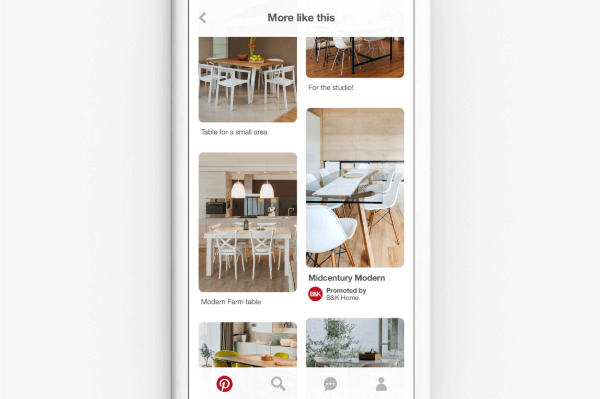 Pinterest is starting to apply its visual search technology and discovery tools to its base of advertising content.