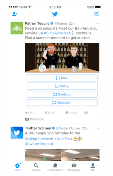 Twitter launched new, customizable Direct Message Cards.