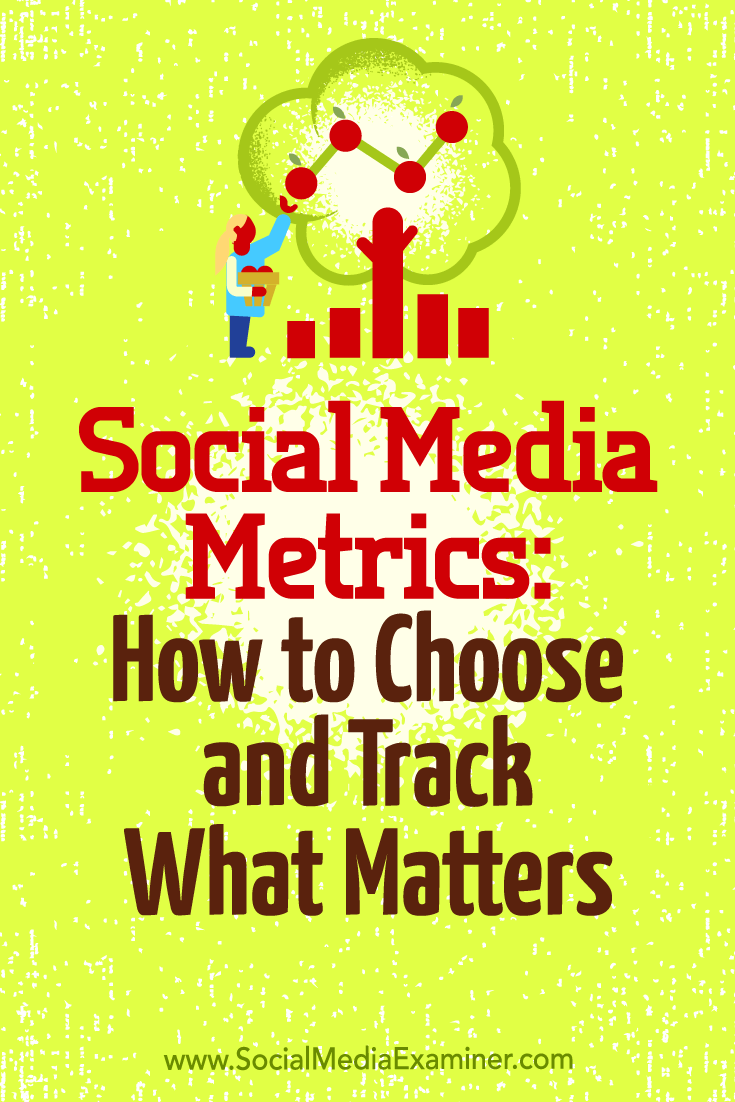 Social Media Metrics: How to Choose and Track What Matters by Eleanor Pierce on Social Media Examiner.