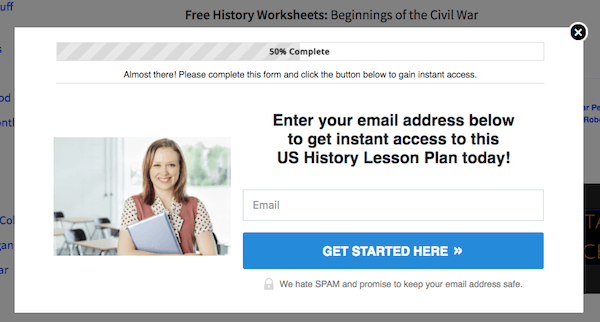 First, give people in you niche a freebie. Then, show them an ad that requires an them to opt-in.