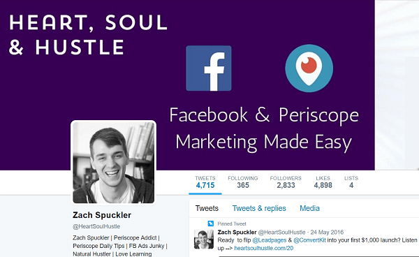 Rather than teach things that work in theory, Zach shares his experience with Facebook ads on Heart, Soul & Hustle.