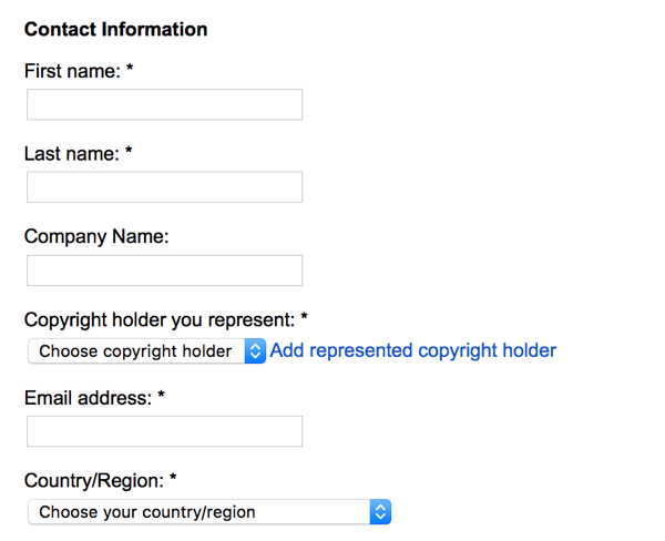 It's important to provide (and double-check) your contact information so Google can get in touch with you if they have any questions.