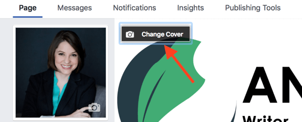 You can choose a video as your cover image the same way you'd add a new cover photo.