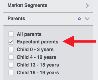 If there are no clear choices in Interests, use other sections of Audience Insights to define your target audience.