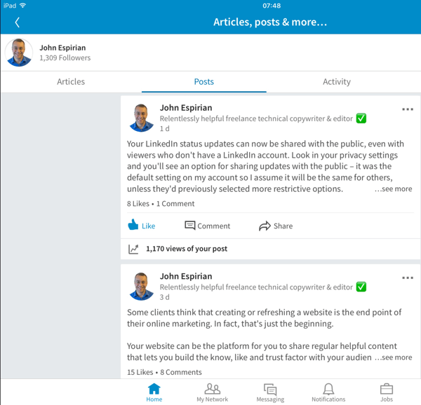 How to Improve Your LinkedIn Engagement : Social Media Examiner