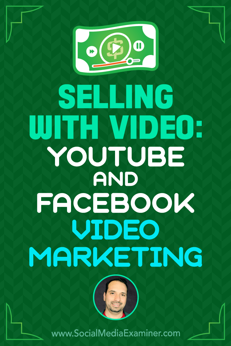 Selling With Video: YouTube and Facebook Video Marketing featuring Jeremy Vest on Social Media Examiner.