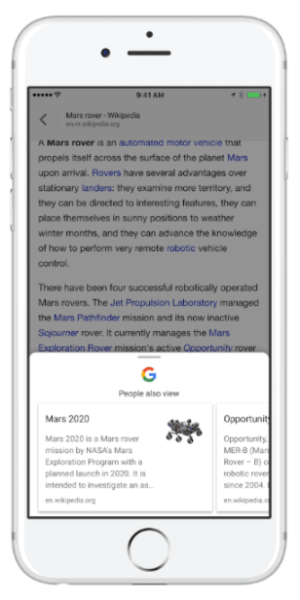 Google debuts new content discovery tool in the Google App for iOS.