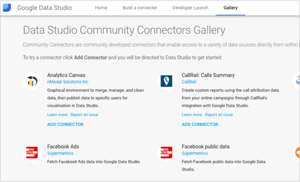 Google rolled out the Data Studio Community Connectors developer program, which allows users to visualize data from any source.