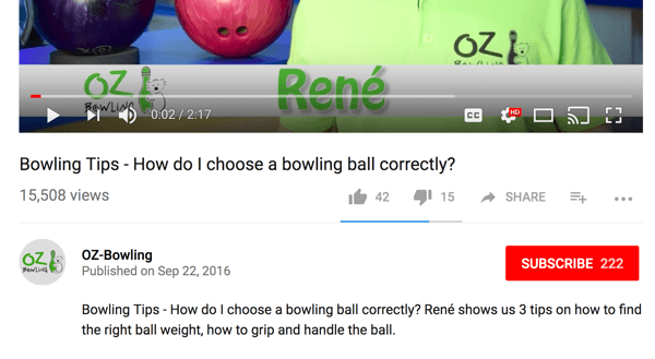 OZ-Bowling translated its original German title and description into English.