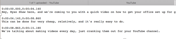 Copy and paste the SRT code into a text editor, convert it to plain text, and save it as an SRT file.