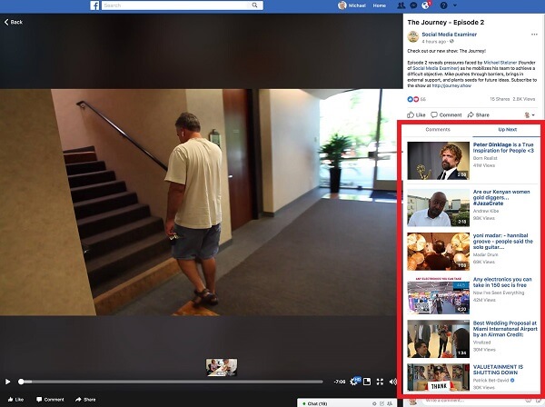 Facebook appears to have given videos on the desktop a more Watch-like feel with separate tabs for