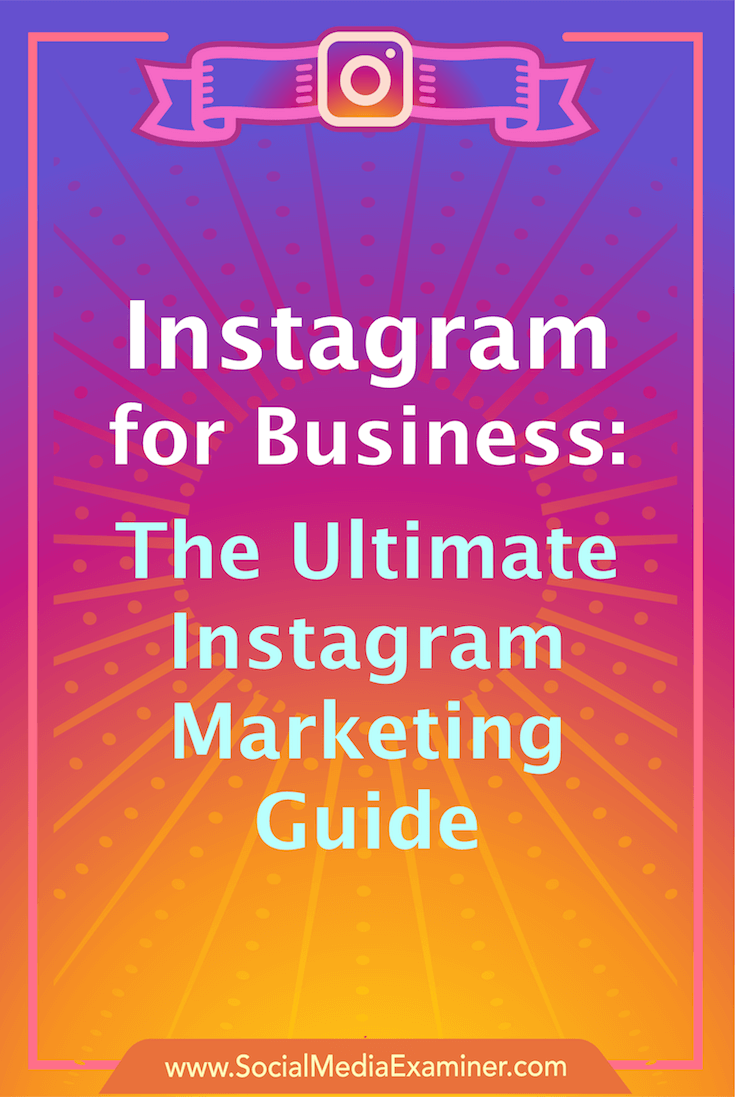 Articles to help beginner, intermediate & advanced marketers use Instagram profiles, stories, live