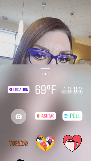 find the poll feature in the sticker option in the story screen - how to make custom instagram stickers