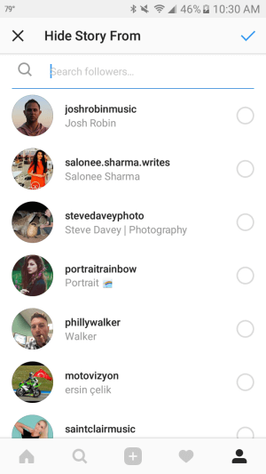 You can block specific Instagram followers from seeing your stories.