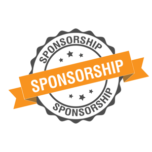 Sponsorships are often available at all levels.