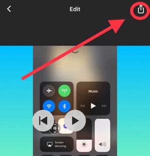 Lassen Sie die InShot-App geöffnet, während Ihr Video verarbeitet wird.