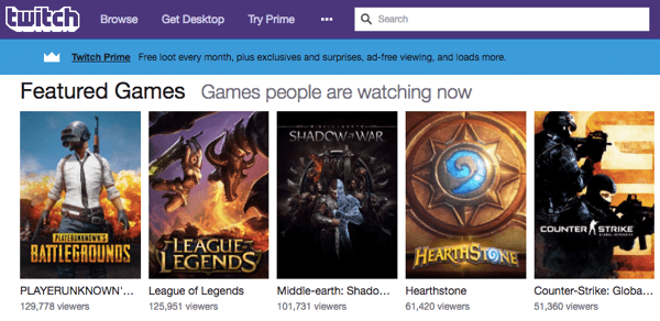 Justin.tv grew into Twitch, a livestream platform for gamers.