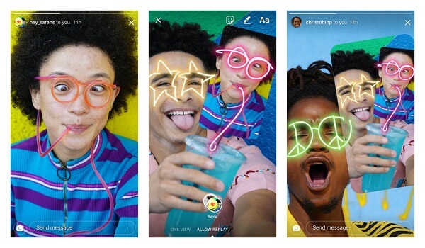 Instagram users can now remix friends' photos and send them back for fun conversations.